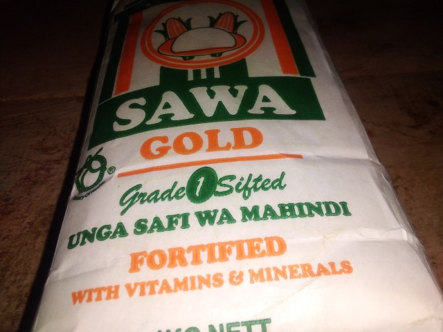 Packaged vitamin fortified maize flour