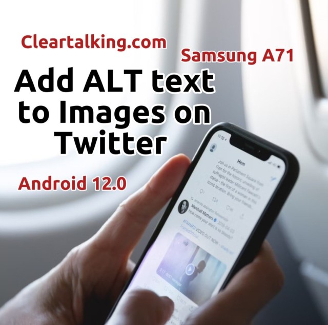 How to add Image Descriptions on Twitter?