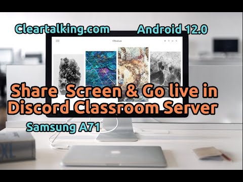 How to use Discord screen share feature &amp; live streaming?