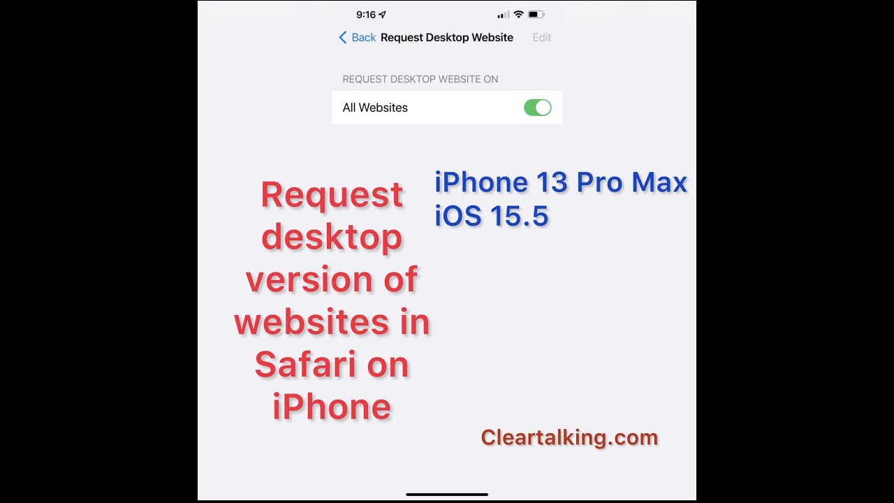 How to request desktop versions of websites in Safari on iPhone or iOS devices