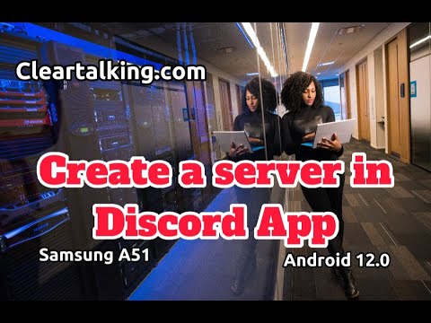 How to create a server in Discord App?