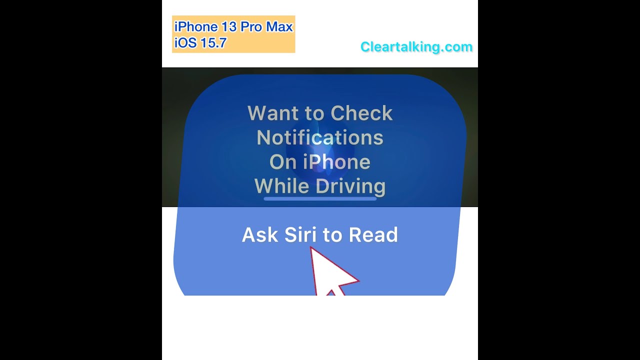 Want to Check Notifications on iPhone while Driving? Ask Siri....
