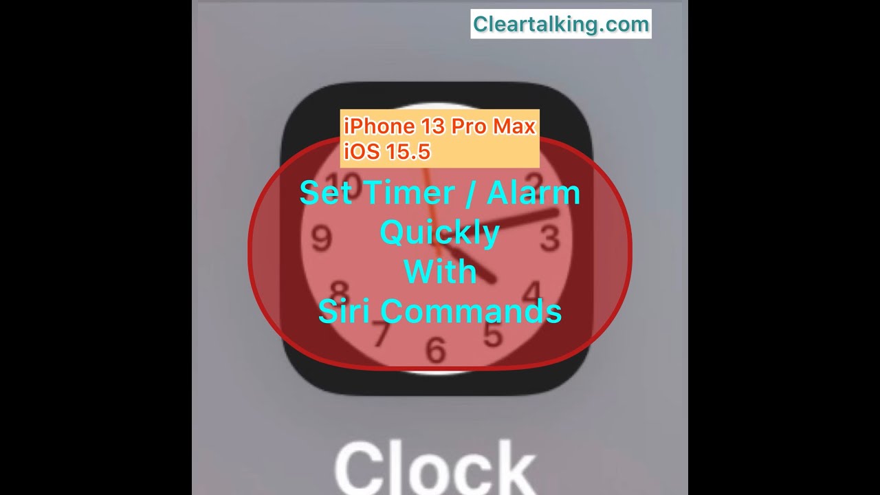 How to Quickly Set iPhone Timer / Alarm with Siri Commands?