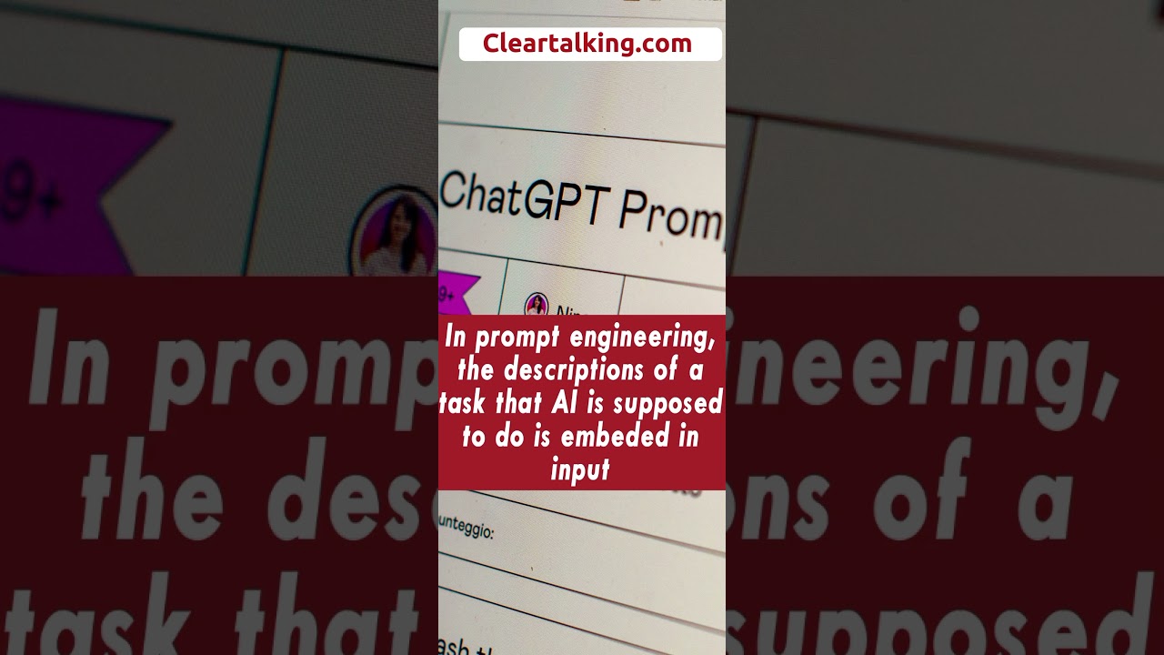What is Prompt Engineering for Chat GPT? #promptengineering #chatgpt