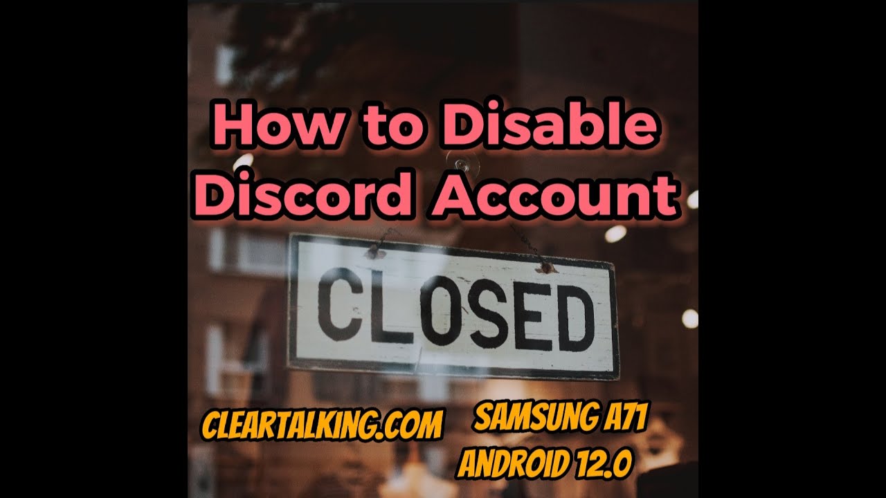 How can you Temporarily Disable Discord Account?