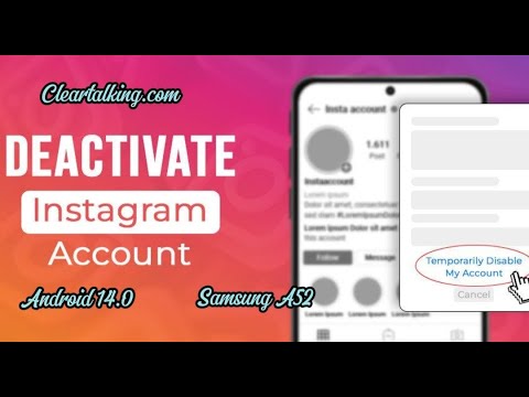 Temporarily deactivate your Instagram account #android #instagram #instagram #deactivate