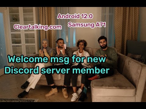 How to create a welcome Message for new Discord Server Members?
