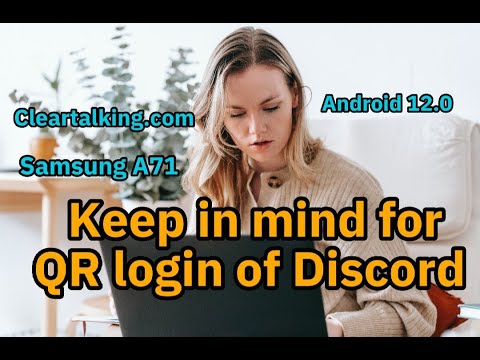 What should you keep in mind while Login Discord App by QR code?