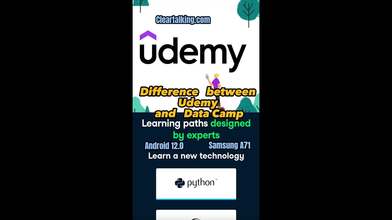 Udemy vs DataCamp Online Learning Platform Comparison #datacamp #udemy #online #onlineearning
