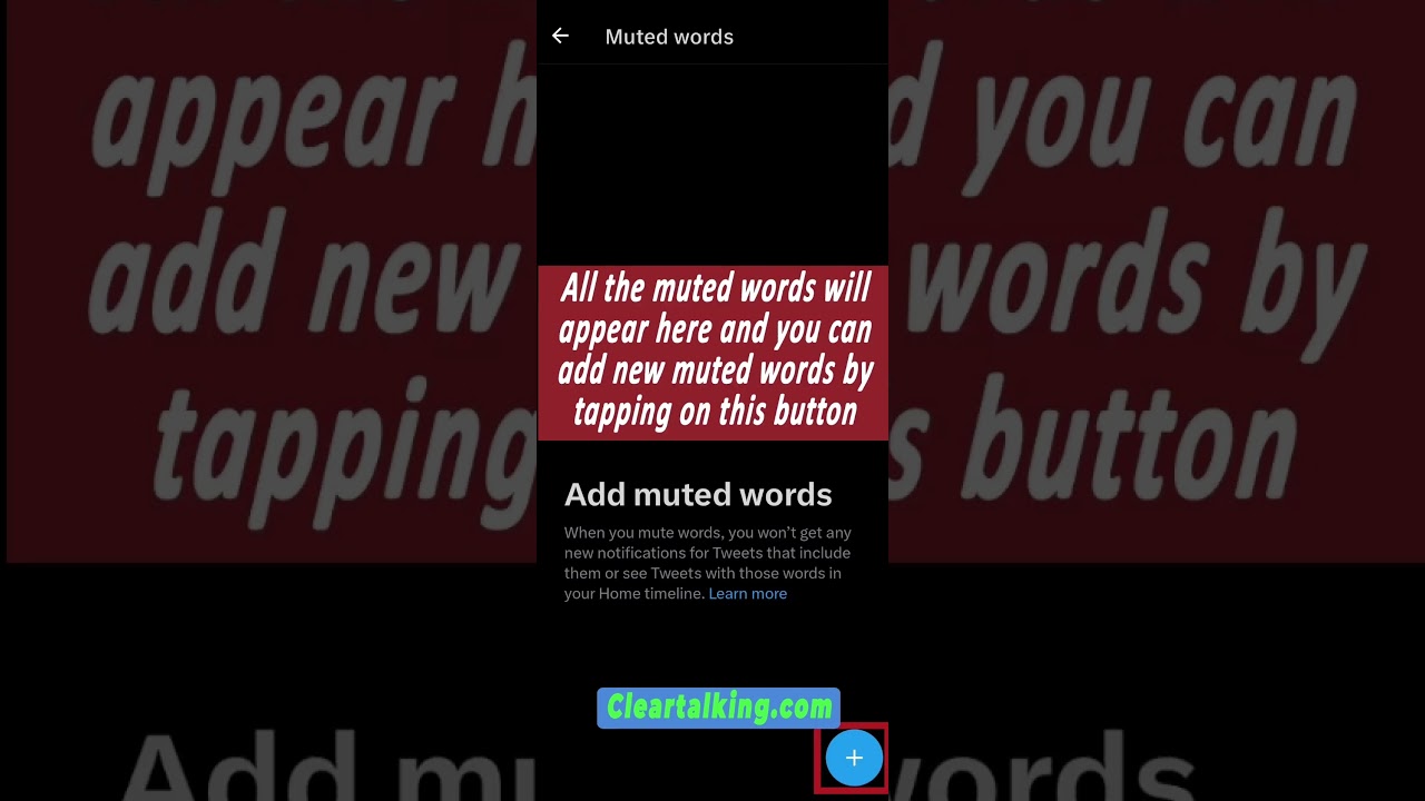 Learn how to Mute Words on “X” (Twitter) #Twitter #mute