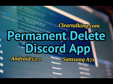 How can you permanently delete your Discord Account?
