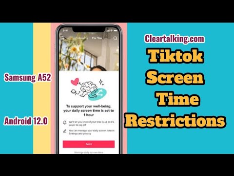 Can you Set a Screen Time Limit on TikTok? #android #tiktok #screen #time #viral #account