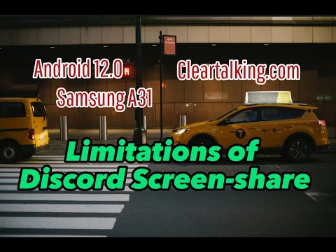 What are limitations of sharing your screen on Discord?