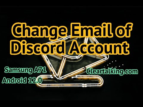 How to change Discord Account Email address?