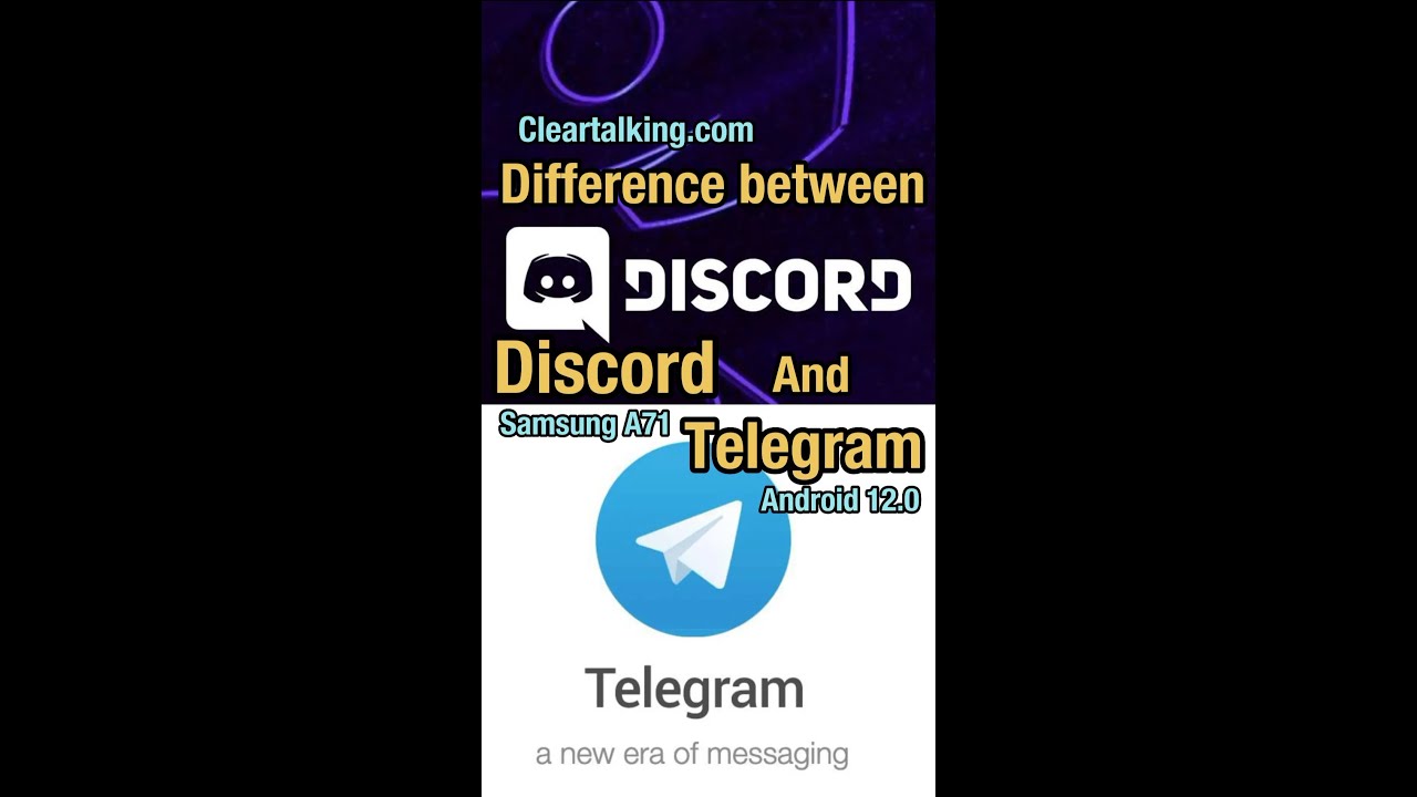 Similarities and Differences Between Telegram and Discord?