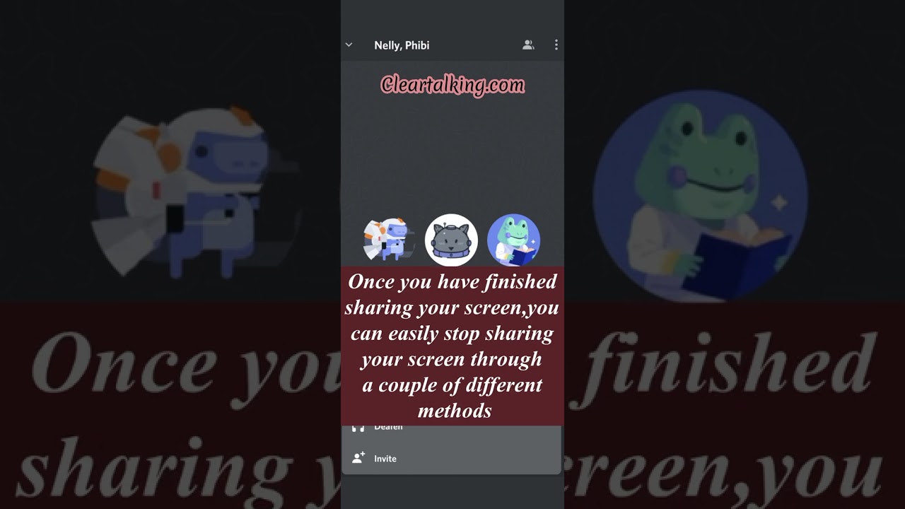How to stop sharing your screen on Discord?