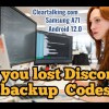 What if you lost Discord Back up Codes? #Discord #Account #recovery  #coding  #backup