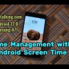 How can you manage your daily screen time on Android devices? #Android #screentime #activity