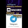 Similarities and Differences Between Telegram and Discord? #Discord #telegram  #server #boost