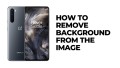 How to remove background from the image