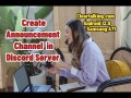 How to make an Announcement Channel on Discord? #Discord #channel #server