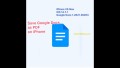 How to convert Google Docs to PDF on iPhone?