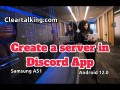 How to create a server in Discord App? #discord #chat #server #api