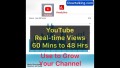 YouTube Real-time views! Last 60 mins to 48 hours. How does it help? #youtubeanalytics