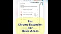 Access Chrome Extensions Quickly