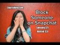 How to Block Someone On Snapchat? #snapchat #block