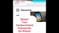 Detect Your Compromised Passwords on iPhone