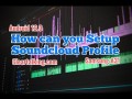 How can you set up your profile on SoundCloud?