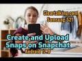 How can you Create and Send a Snap on Snapchat? #snapchat