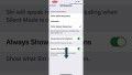 Turn on captions for Siri responses on your iPhone or iOS device #ios #ios16 #shorts #iphonetips