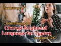 How do I change or Add keyboard language in Android? #language