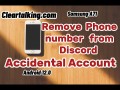 How to remove phone number from Discord accidental account? #Discord #Account #contact
