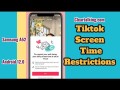 Can you Set a Screen Time Limit on TikTok? #android #tiktok #screen #time #viral #account