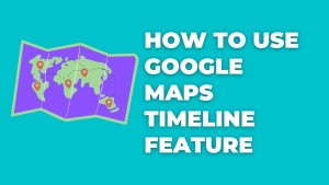 How to use Google maps timeline feature