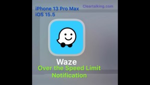 How to get notified by Waze when you reach or go over the speed limit?