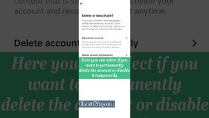 Can you Temporarily Deactivate TikTok Account? #tiktok #android #shorts #delete #block