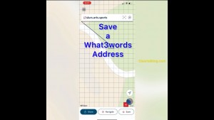 How to save a what3words address?