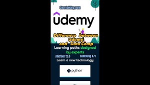 Udemy vs DataCamp Online Learning Platform Comparison #datacamp #udemy #online #onlineearning