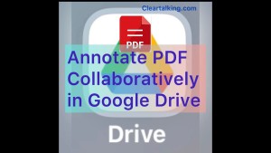 Annotate PDFs Collaboratively in real time using Google Drive