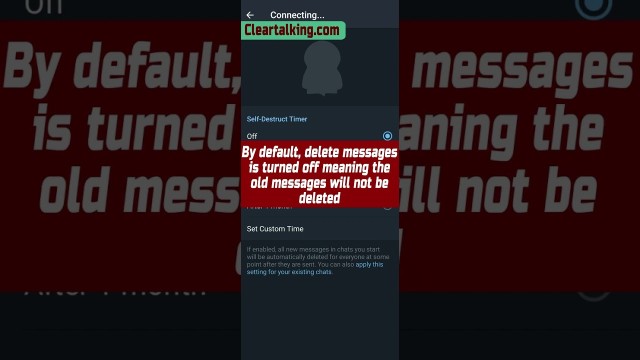 How you can Automatically Delete Old Messages on Telegram? #android #telegram #trending #viral