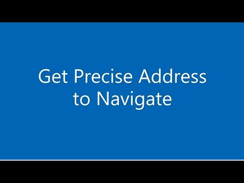 How to get a precise address for a location and navigate using Google Maps?