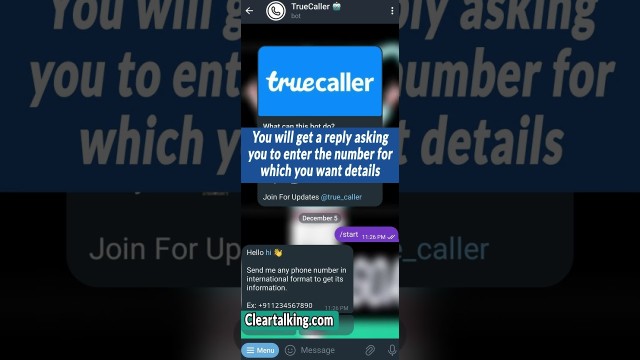 How you can Use True caller Bot in Telegram? #android #shorts #trending #telegram #bot #calling