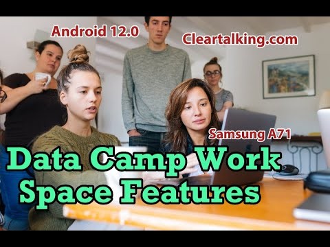 What are Data Camp Work Space Features?