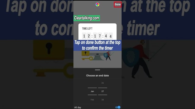 How to Add a Countdown Timer to Instagram Story? #android #instagram #story #shortsvideo