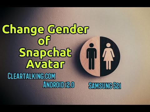 How to Change your Bitmoji Gender in SnapChat?