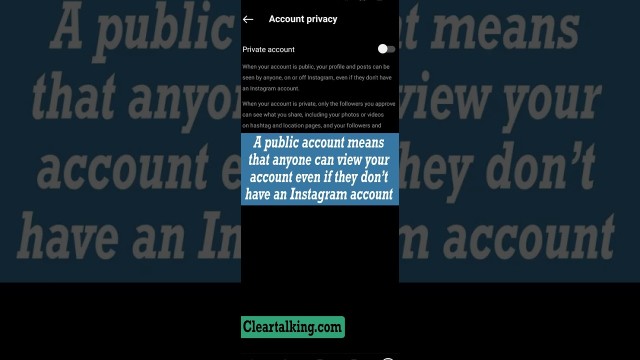 How can you Convert your Instagram Account Private? #instagram #account #android #ios
